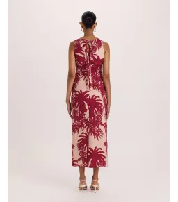 Saba Brielle Midi Dress Red Multi Size AU 12 for rent on The Volte - image 5