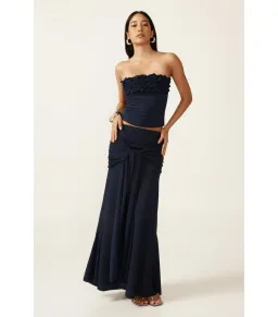 Ance Gria Jude Top and Skirt Set in Navy Size AU 10 for rent on The Volte - image 1