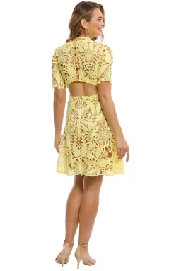 Thurley Dandelion Mini Dress Yellow Size 10 for rent on The Volte - image 2
