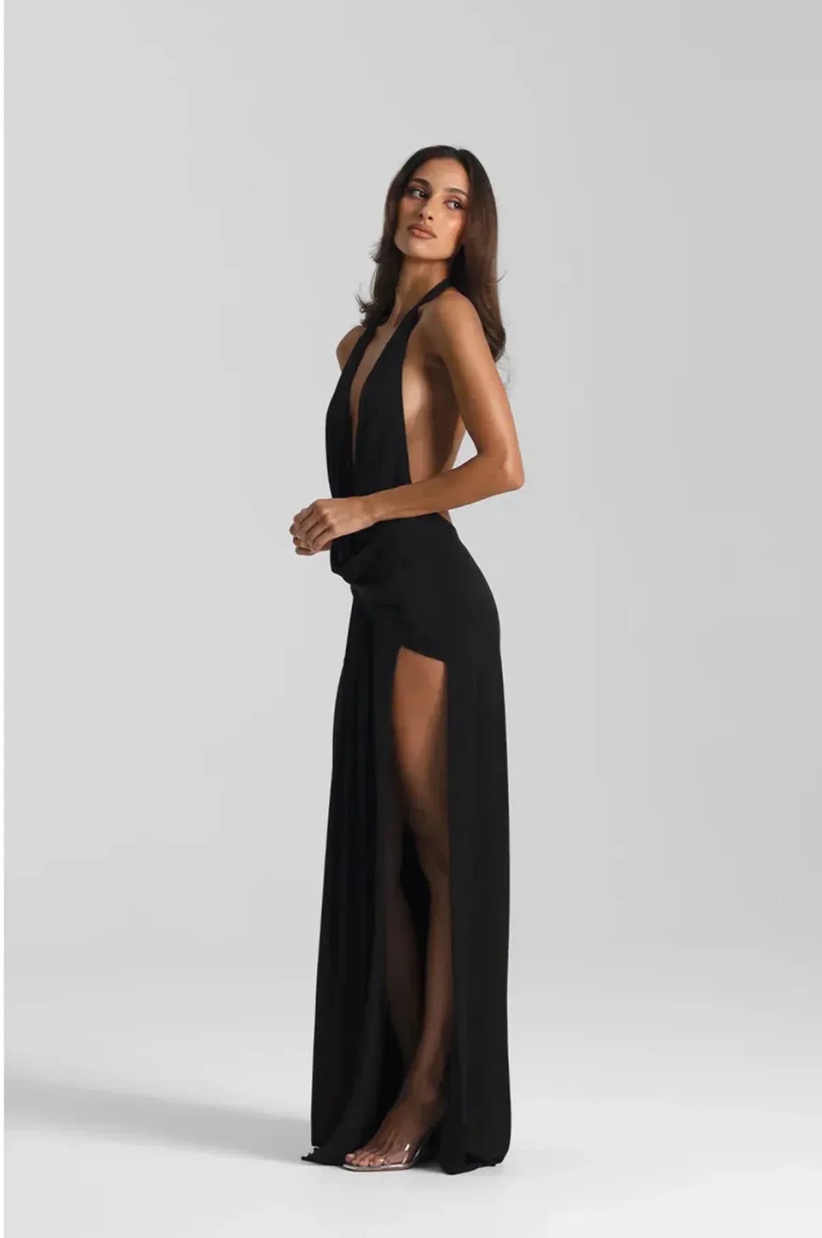 Natalie Rolt Winona Gown Black Size 1 / 8 AU - Image 2