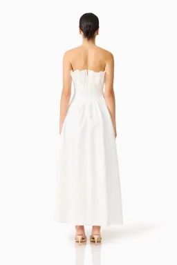 Elliatt Laurel Sleeveless Maxi Dress White Size L / Au 12 for rent on The Volte - image 3