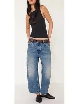 Free People Deep Trance Dropped Boyfriend Jean Size 10 for rent on The Volte - image 1
