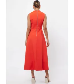 Mossman Cosmic Maxi Dress in Chilli Size AU 14 for rent on The Volte - image 2