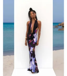 Rat & Boa Antonella Maxi Dress Print Size AU 6 for rent on The Volte - image 1