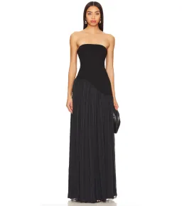 Lovers + Friends Alice Maxi Gown Black Size AU 10 for rent on The Volte - image 1