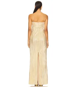 Lovers + Friends May Maxi Gown Gold Size AU 6 for rent on The Volte - image 3