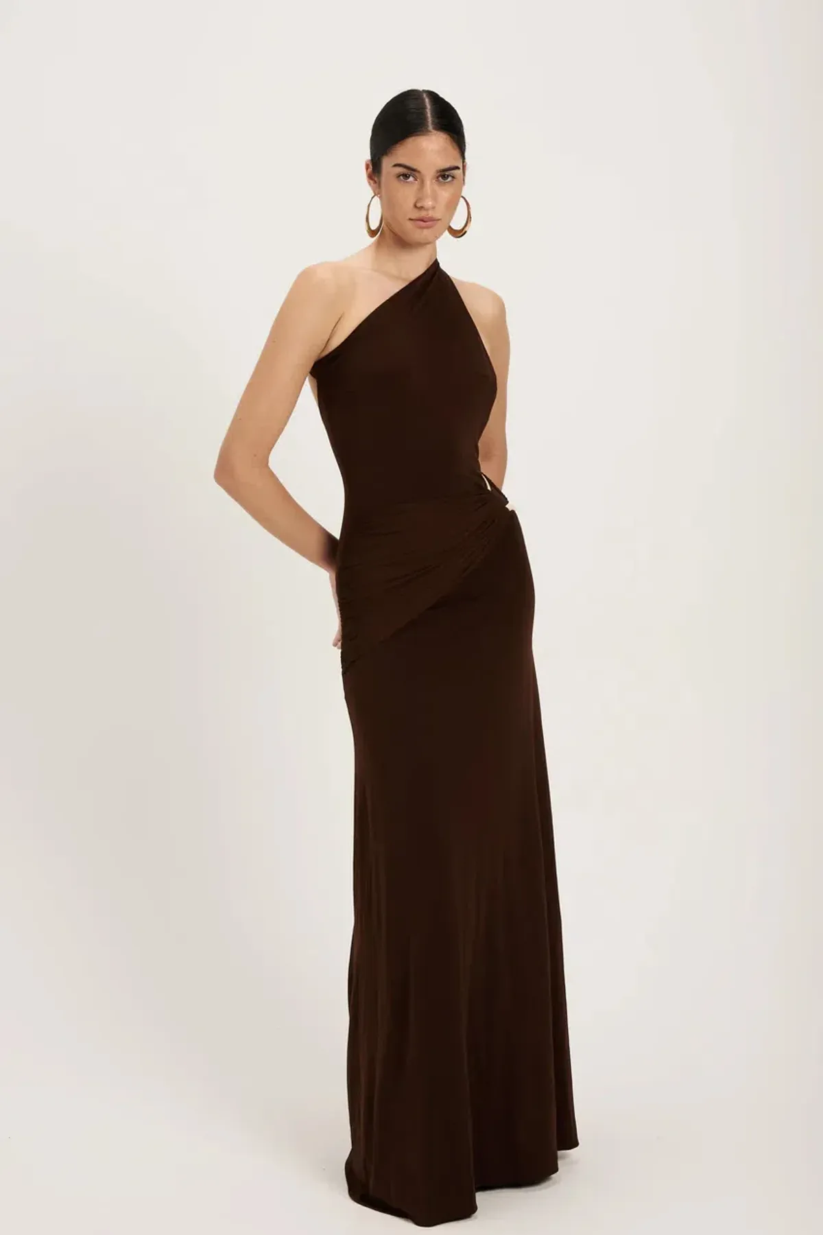 Ance Gria Gaia Maxi Gown Brown Size S / AU 8 - Image 3