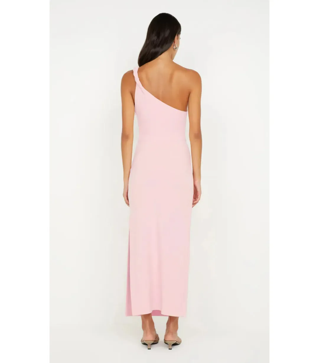 Bec & Bridge Ariven Asym Midi Dress Pink Size AU 16 for rent on The Volte - main image