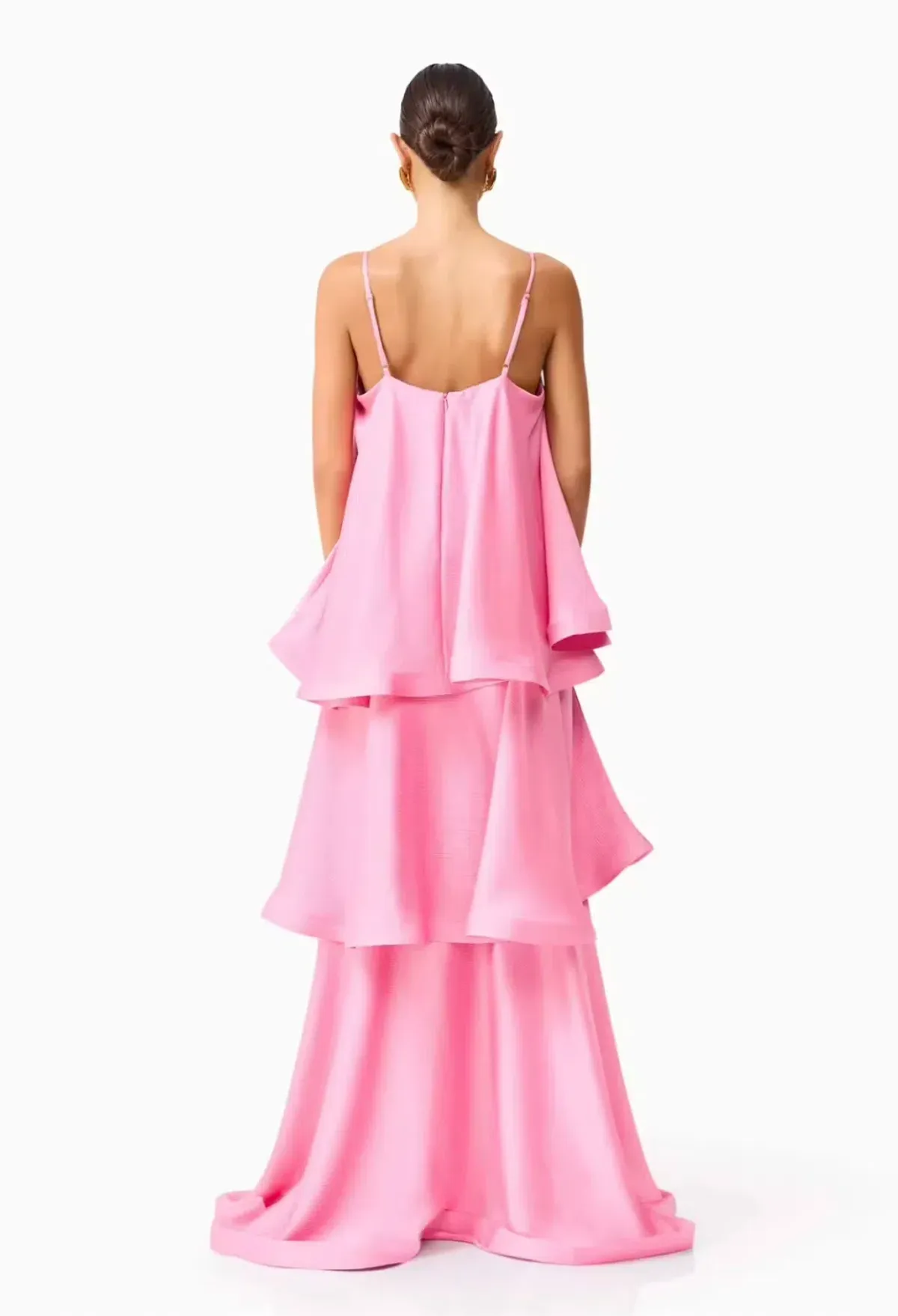 Elliatt Tilly Tiered Maxi Dress in Pink Size XS / AU 6 - Image 3