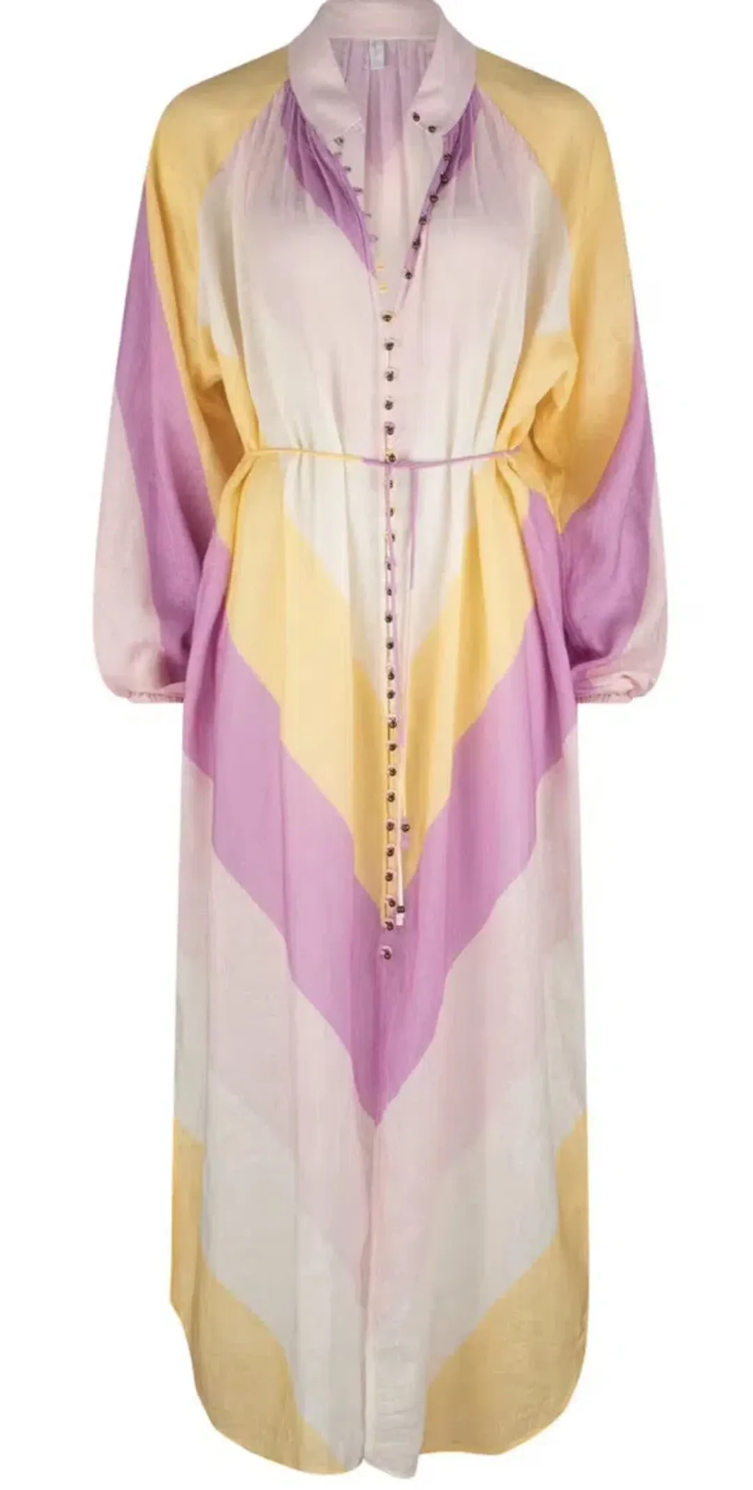 TIGERLILY KALEHO LORENA LONG SLEEVE MAXI DRESS | Size AU 10 for rent on The Volte - main image