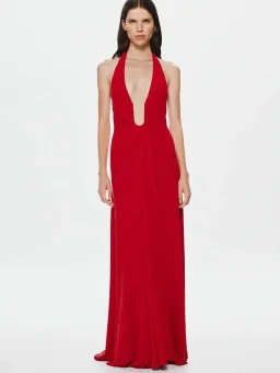 Misha Jennifer Cupro in Cherry Size S/Au 8 for rent on The Volte - image 1