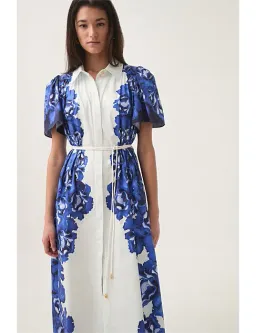 Aje Fernanda Midi Dress Multi Size 8 for rent on The Volte - image 2