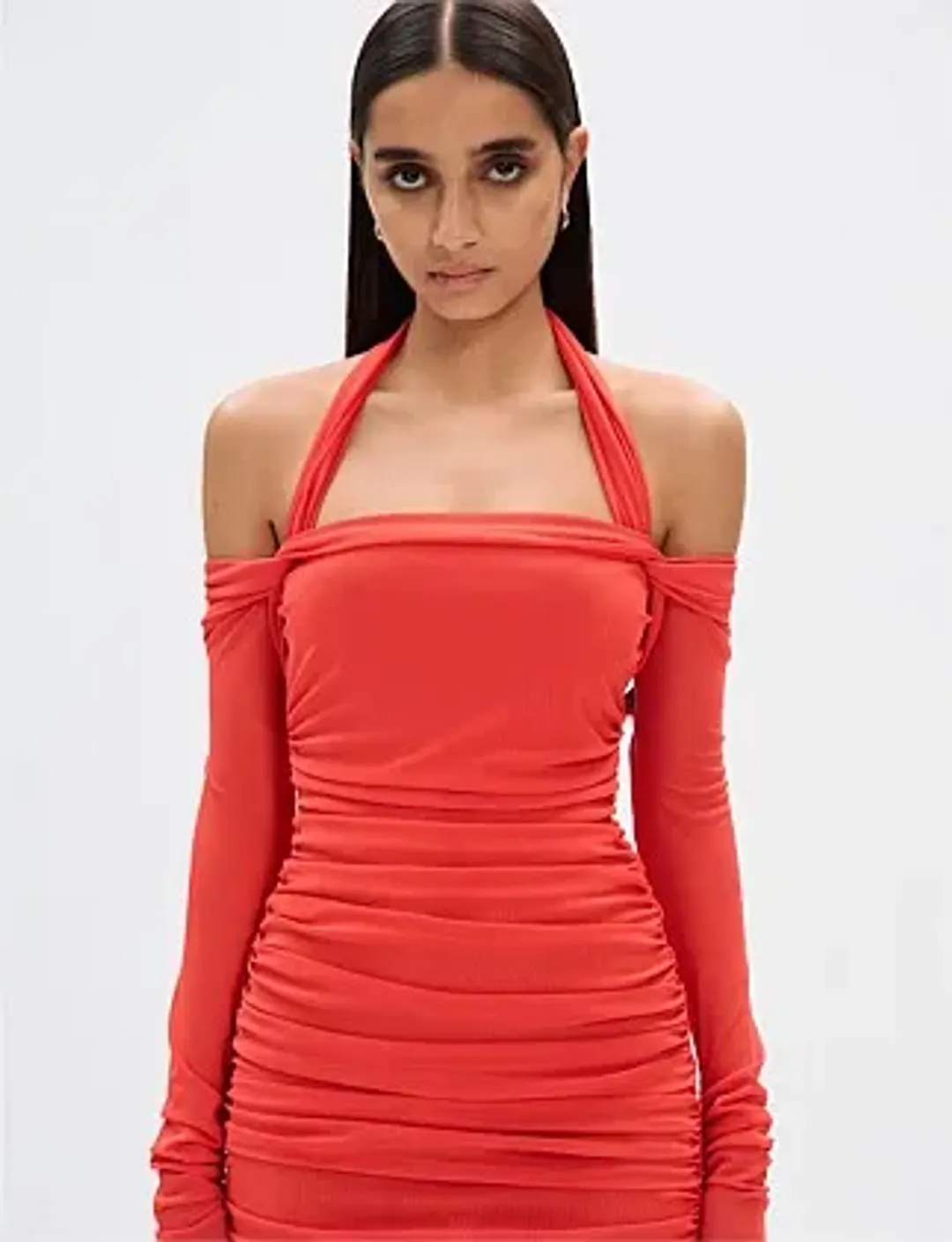 Misha The Sonnet Mini Dress In Grenadine Size 10 for rent on The Volte - main image