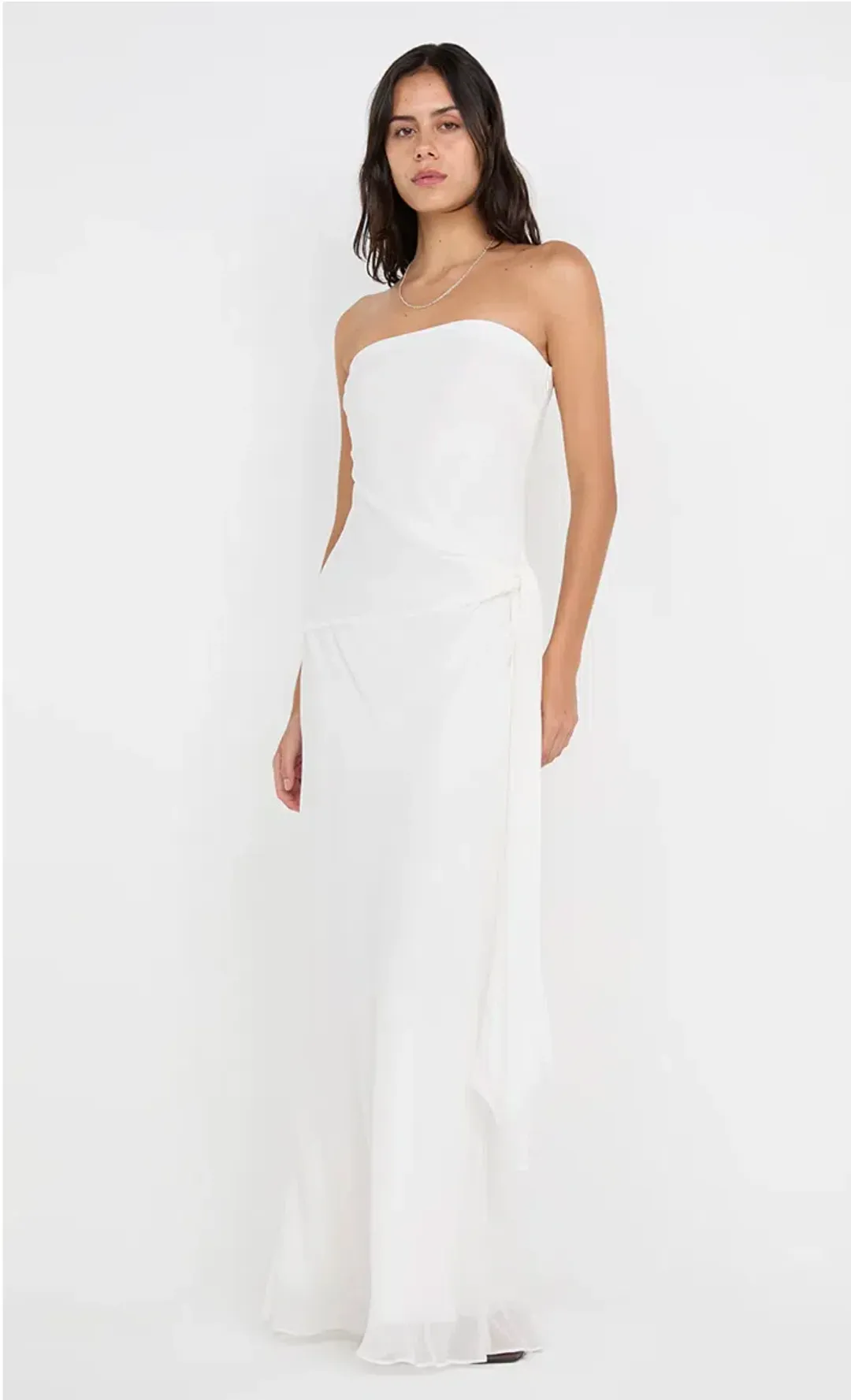 SONEVA STRAPLESS MAXI DRESS SIZE 8 for rent on The Volte - main image