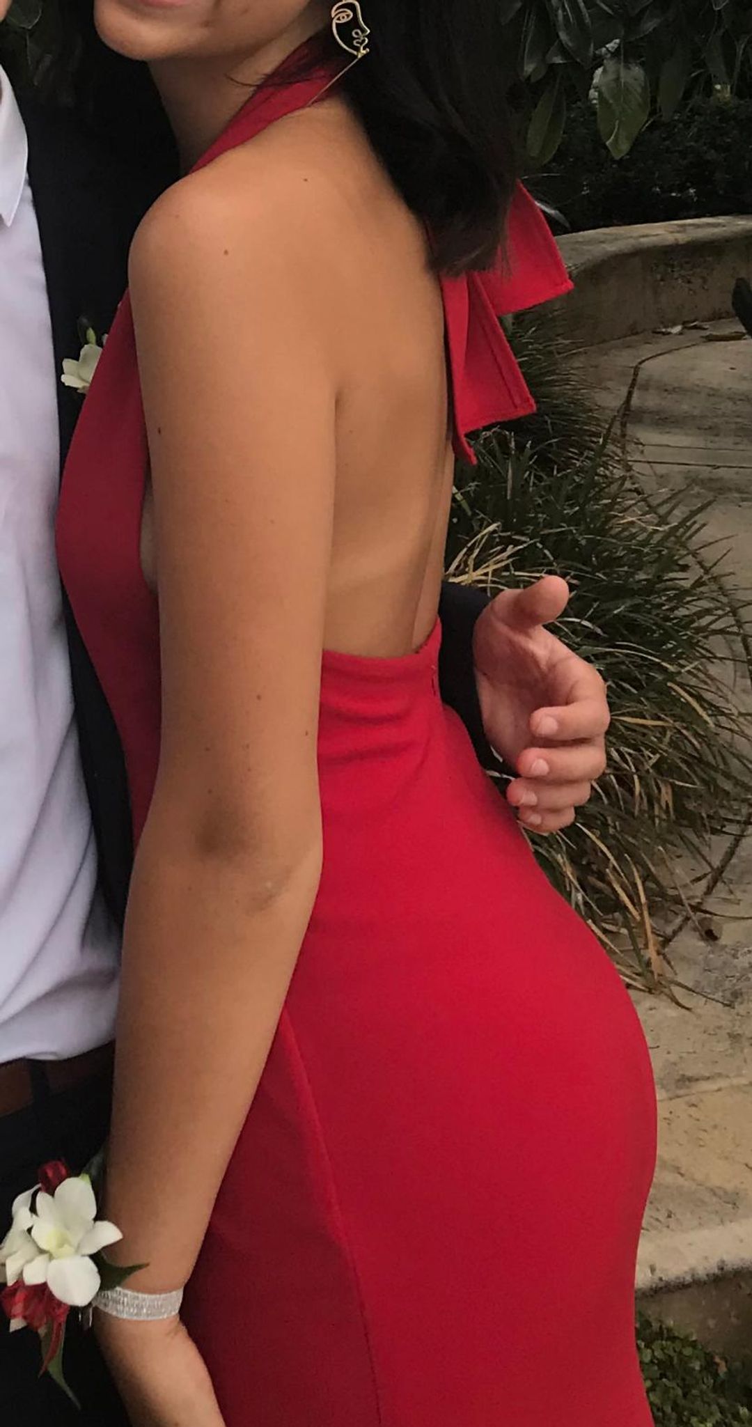 Red Zachary The Label Gown Size 8-10 for rent on The Volte - main image