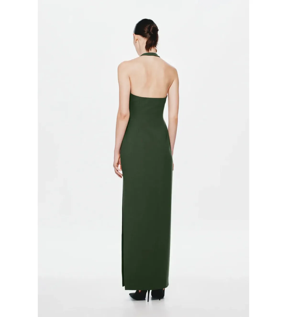 MISHA Alusia Maxi Dress Moss Size AU 12 - Image 3