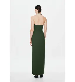 MISHA Alusia Maxi Dress Moss Size AU 12 for rent on The Volte - image 3