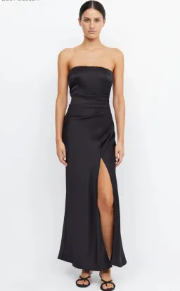 Bec and Bridge The Dreamer Strapless Maxi Dress in Black Size AU10 for rent on The Volte - image 1