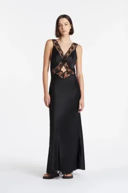 Sir the Label Aries Cut Out Gown Black Size 8 for rent on The Volte - image 1