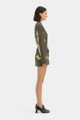 Sir The Label Constance Twist Mini Dress Green Size 10 for rent on The Volte - image 3
