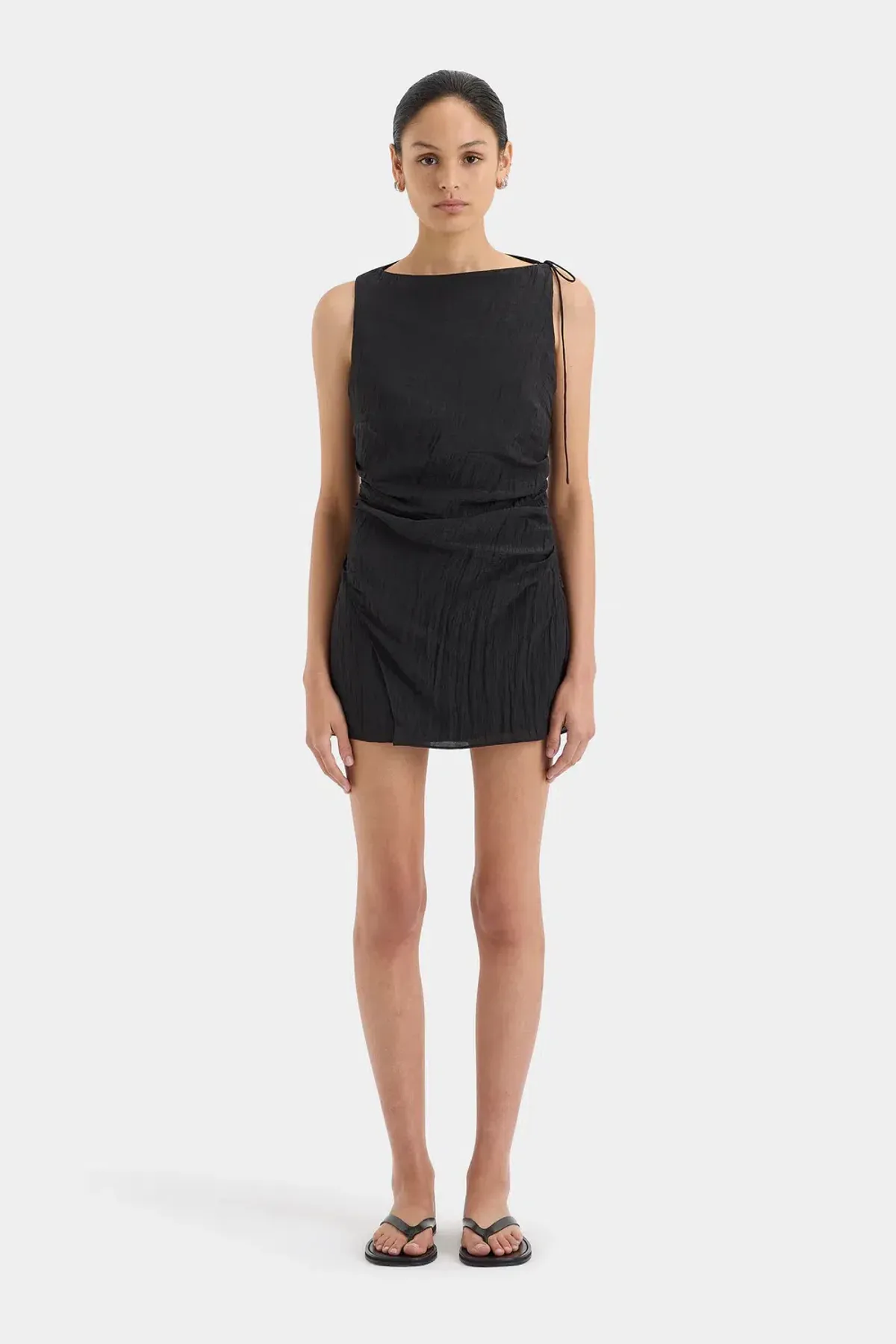 Sir The Label Ligera Mini Dress Black Size 8 - Image 1
