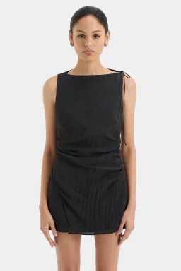 Sir The Label Ligera Mini Dress Black Size 8 for rent on The Volte - image 4