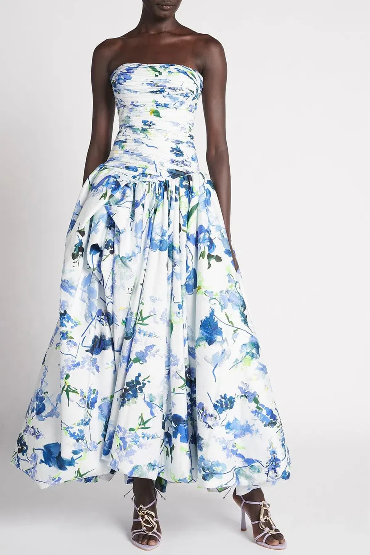 Aje Violette Bubble Hem Maxi Dress Lavenders of Provence Size 12 - Image 4