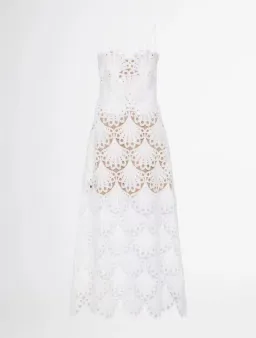 Sheike Ella Lace Maxi Dress White Size 8 / S for rent on The Volte - image 6