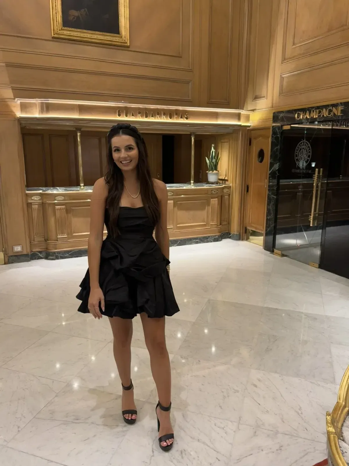 Aje Daybreak Strapless Mini Dress Black Size 8 - Image 1