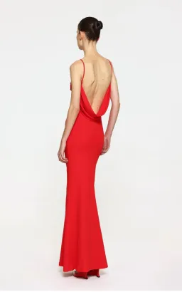 Effie Kats Havilland Gown Cherry Red Size XS/Au 6 for rent on The Volte - image 2