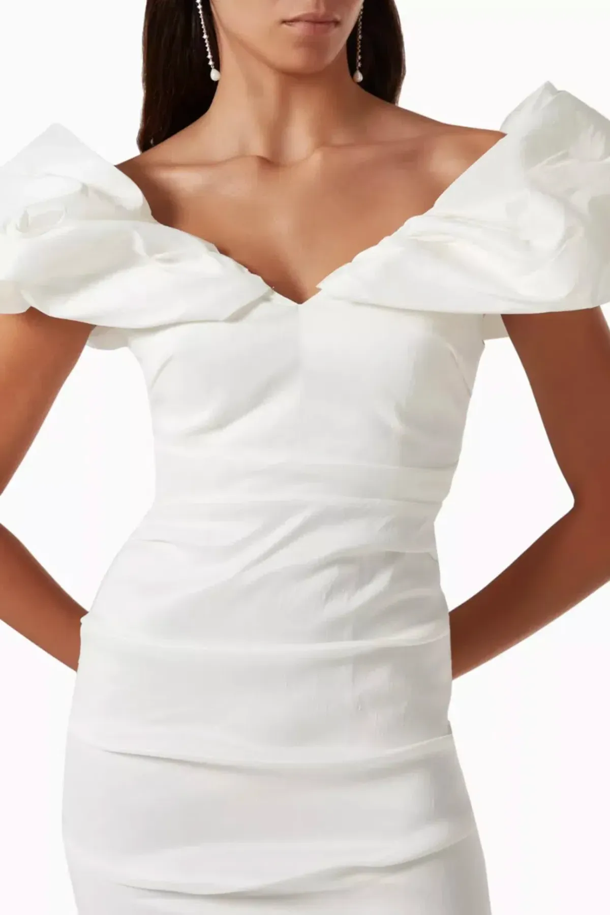 Rachel Gilbert Frey Dress White Size 0/AU6 - Image 5