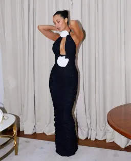 Eliya The Label Alanna Dress Black Size XL for rent on The Volte - image 1