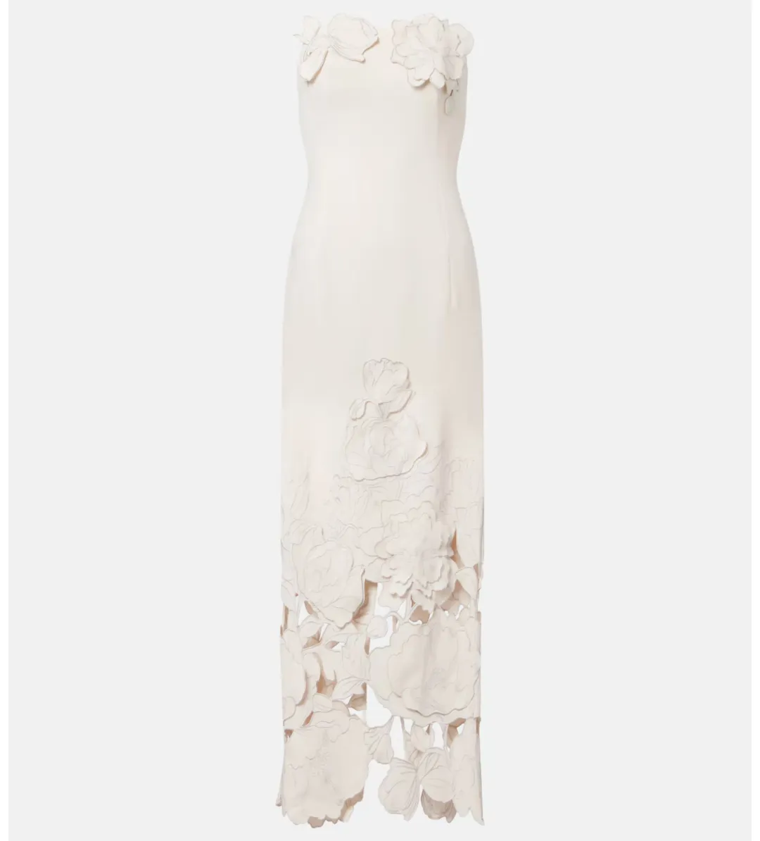 Leo Lin Rayna Dress White Size 8 for rent on The Volte - main image