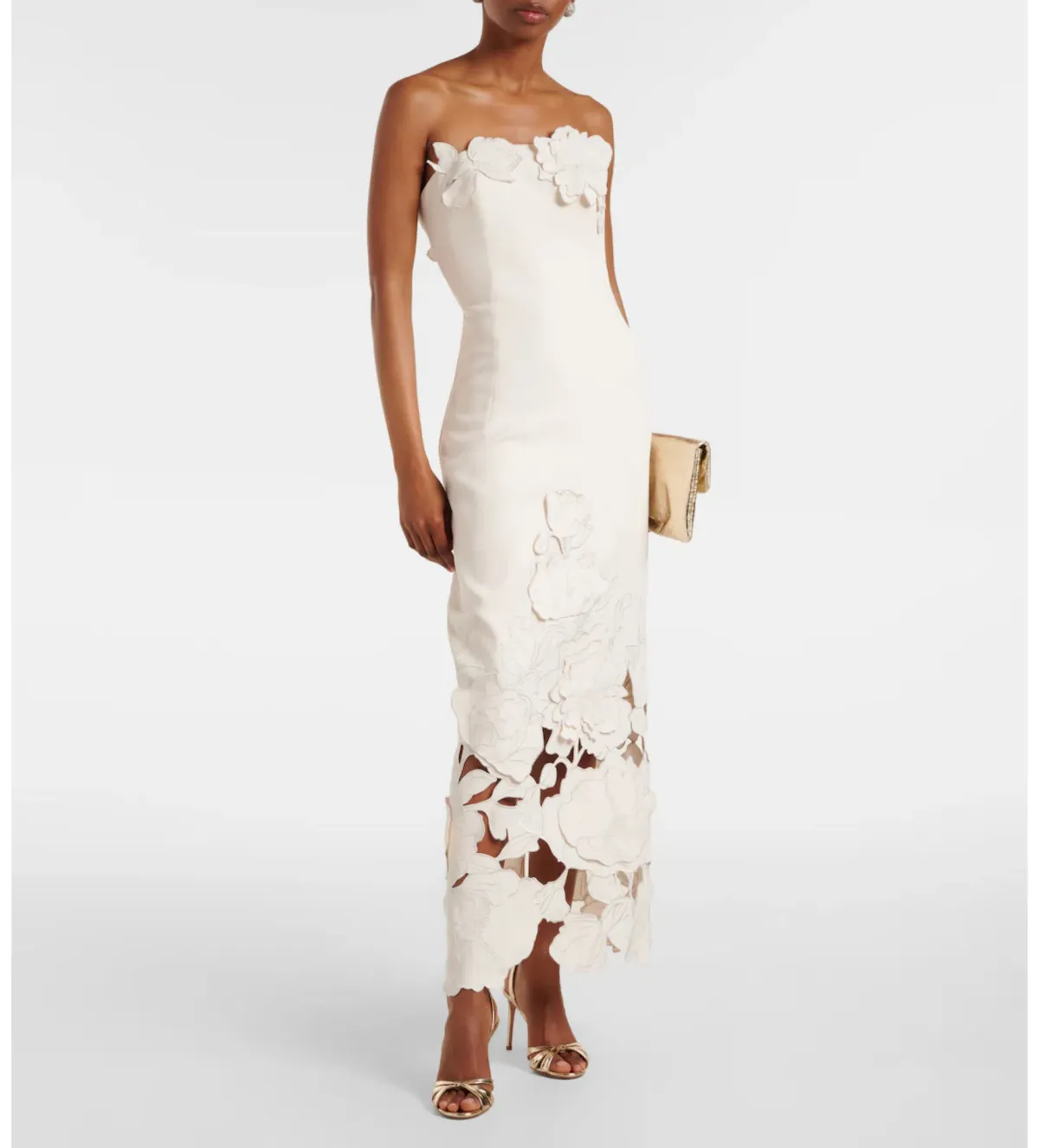 Leo Lin Rayna Dress White Size 8 - Image 1