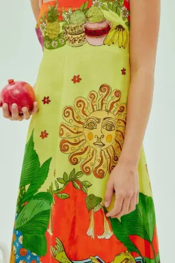 Alemais Tiger Day Dress Multi Size 16 for rent on The Volte - image 2