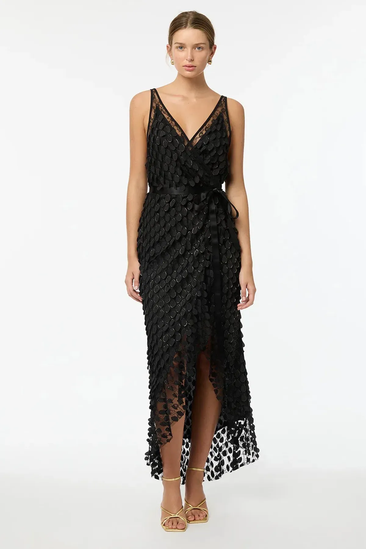 Manning Cartell Supreme Extreme Wrap Dress Black Size 10 - Image 1