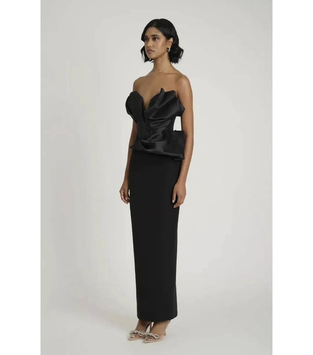 Eliya The Label Auri Maxi Gown Black Size XS / AU 6 for rent on The Volte - main image