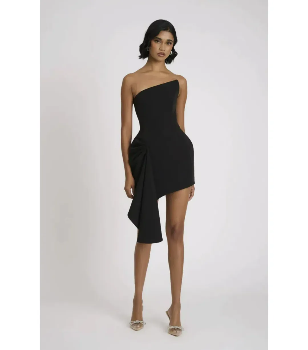 Eliya The Label Nellie Mini Dress Black Size AU 6 for rent on The Volte - main image