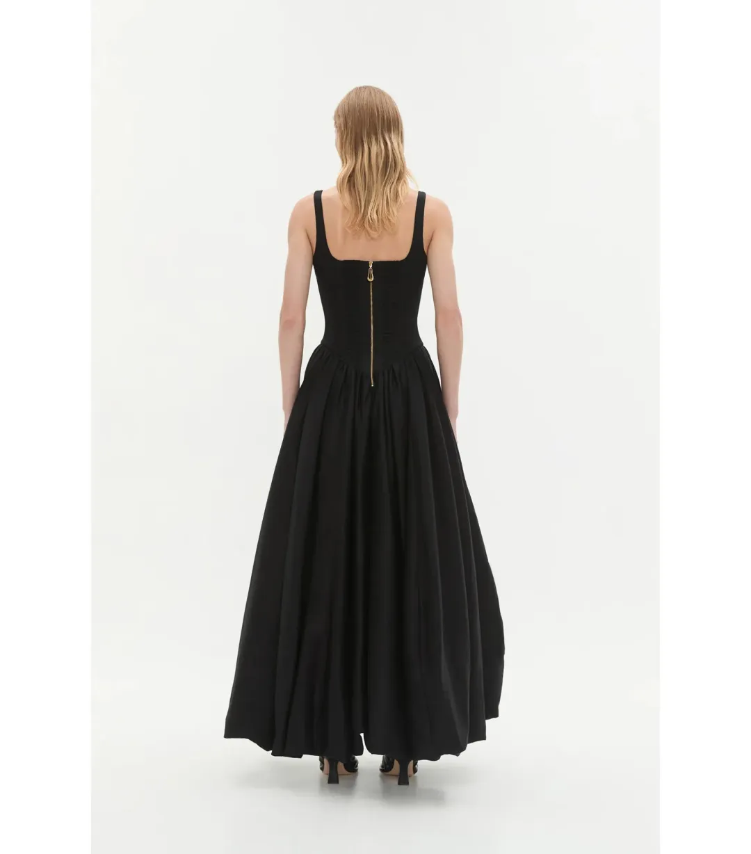 Aje Alani Maxi Gown Black Size AU 8 for rent on The Volte - main image