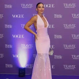 Deconduarte RTW Florian Maxi Dress Pink Size AU 8 for rent on The Volte - image 1