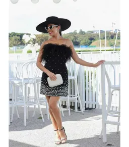 Rebecca Vallance Anelise Mini Dress Black Size AU 12 for rent on The Volte - image 4