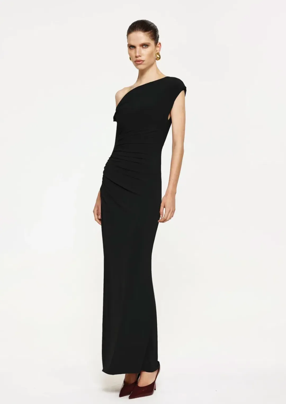 Effie Kats Annabella Gown Black Size 6 for rent on The Volte - main image