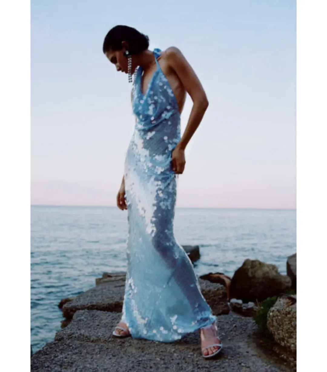 Rat & Boa Anais Maxi Dress in Cornflower Blue Size XS / AU 6 for rent on The Volte - main image