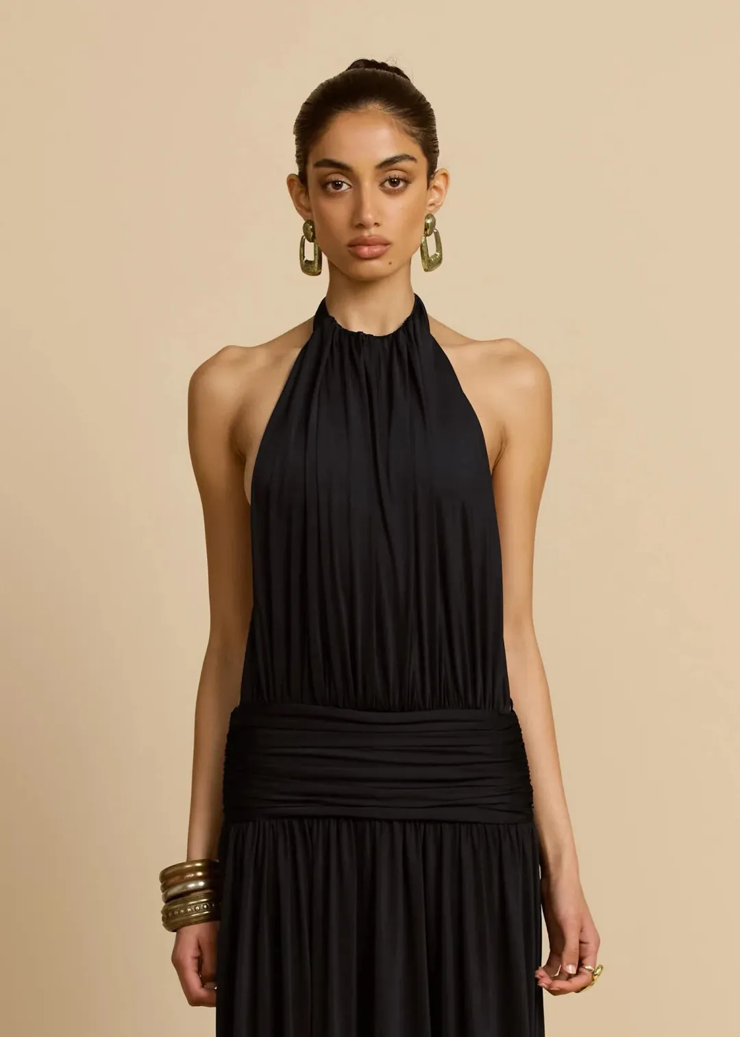 Arcina Ori Santina Maxi Dress Black Size M / AU 10 for rent on The Volte - main image