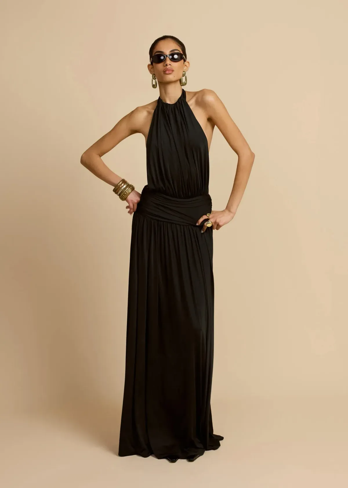 Arcina Ori Santina Maxi Dress Black Size M / AU 10 - Image 4