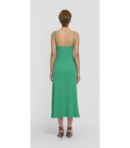 Viktoria & Woods Speakeasy Midi Dress in Galactic Green Size 2 / AU 10 for rent on The Volte - image 3