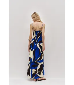 Aje Studio Lyra Maxi Dress Mystic Tide Size M / AU 10 for rent on The Volte - image 3