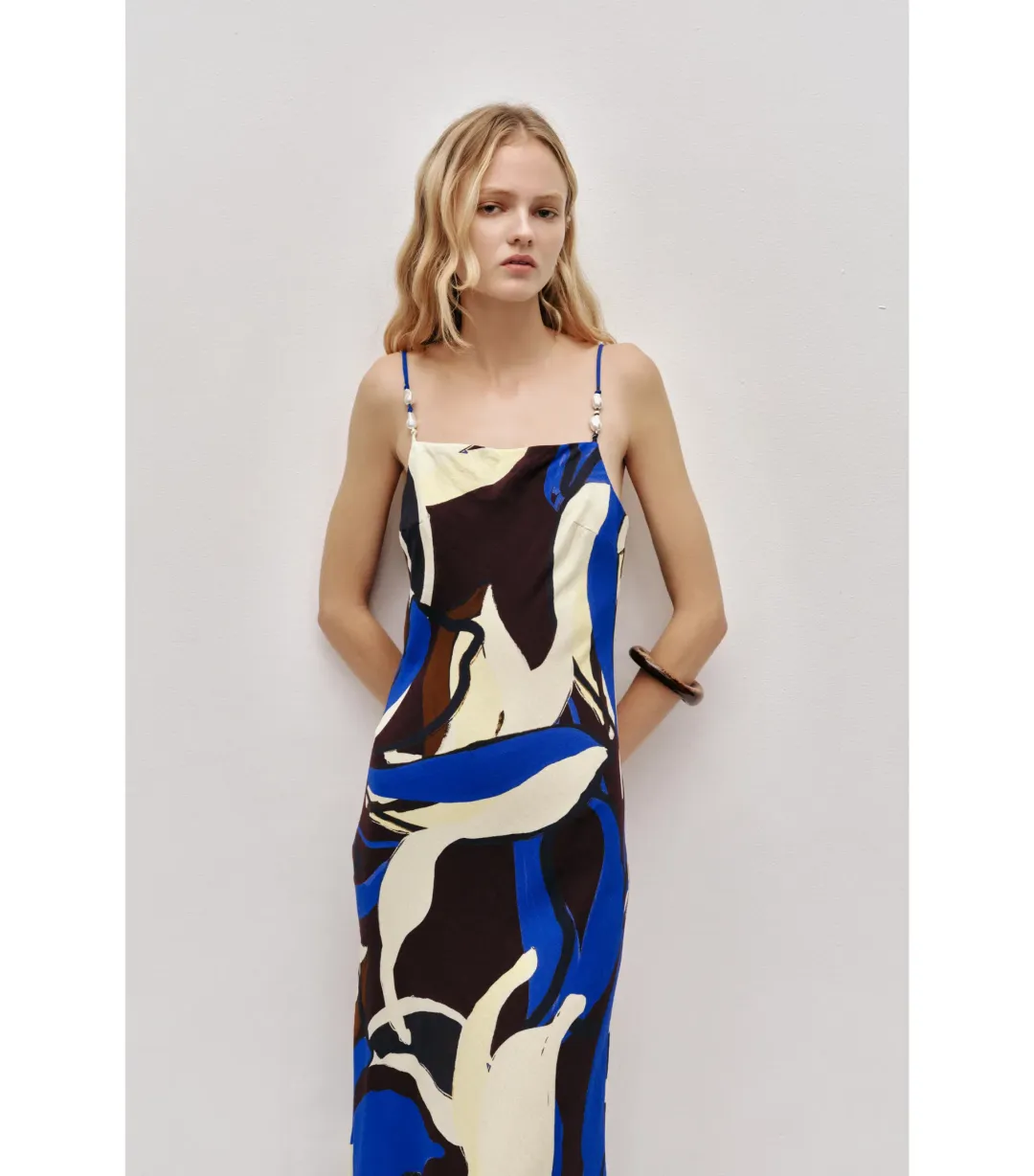 Aje Studio Lyra Maxi Dress Mystic Tide Size M / AU 10 for rent on The Volte - main image