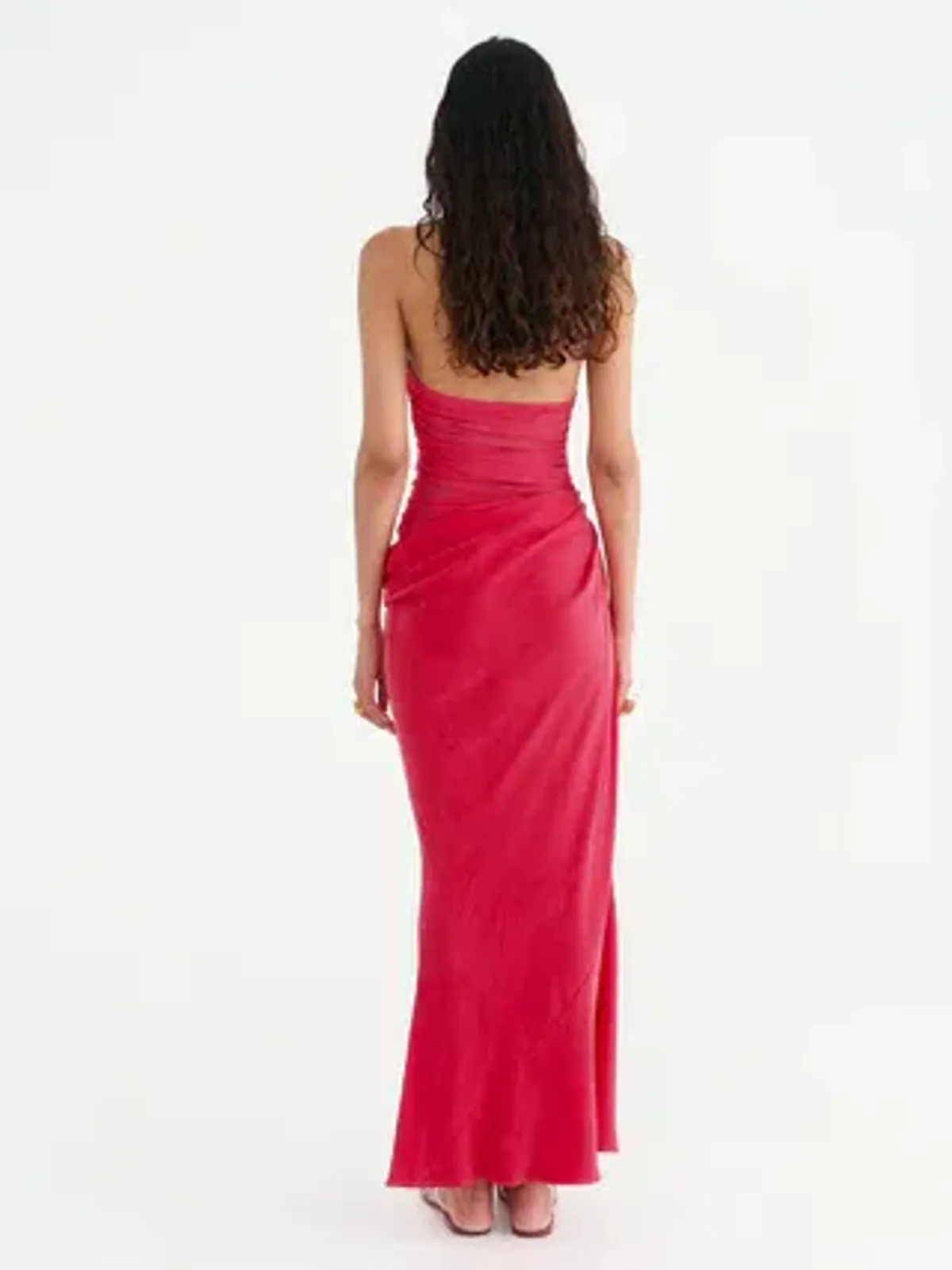 Benni Gina Maxi Dress in Watermelon Size AU 12 - Image 2