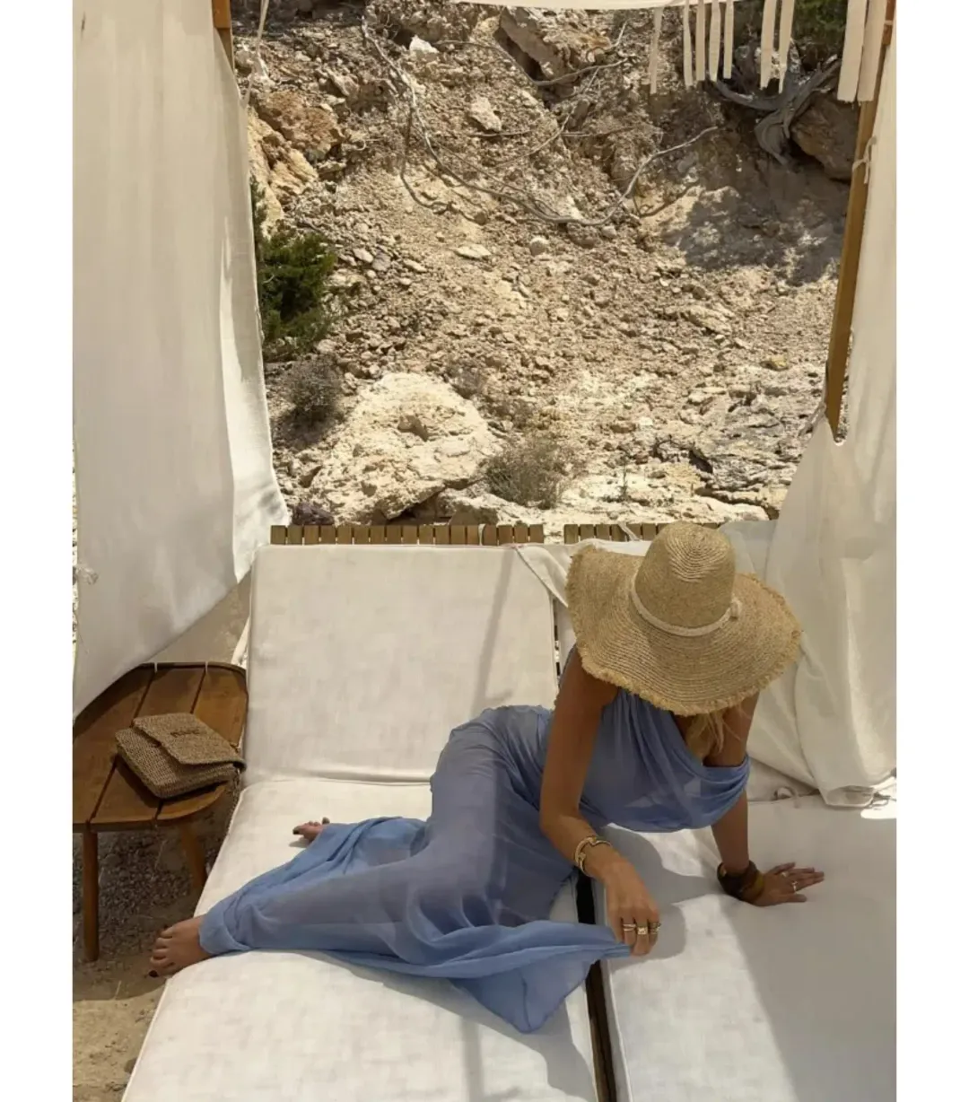 Arcina Ori Jordana Maxi Dress Blue Size XS / AU 6 for rent on The Volte - main image